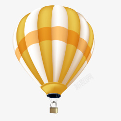 热汽球卡通扁平化装饰热气球矢量图高清图片