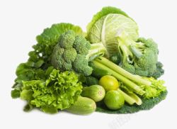 绿色蔬菜黄瓜手绘新鲜的绿色蔬菜高清图片