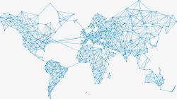 全球信息网络地图素材