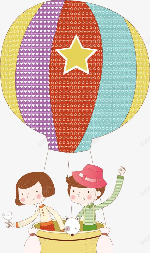 旅行主题梦幻儿童画png免抠素材_88icon https://88icon.com 儿童 卡通 手绘 插画 旅行 游玩 热气球