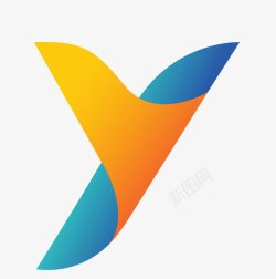 w型LOGO图标Y型彩色logo商标图标高清图片