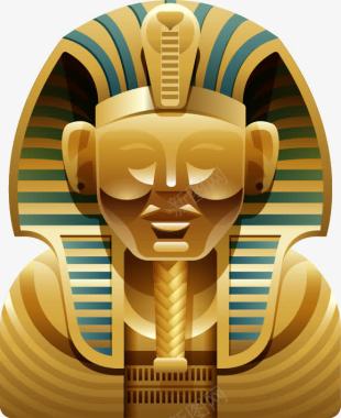 瓷器扁平化埃及文化元素图标图标