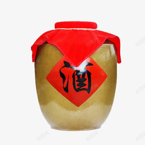 酒坛png免抠素材_88icon https://88icon.com 产品实物 古风酒坛 大坛装 粮食酒 茅台酒 酒坛 高粱酒