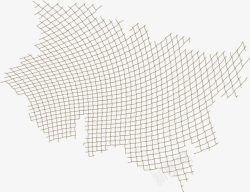 手绘渔网菱形镂空底纹装饰素材