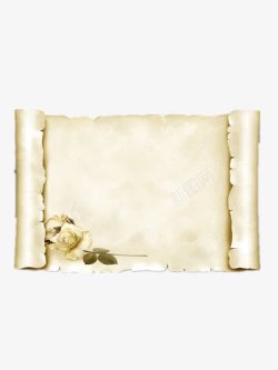 羊皮卷素材牛皮纸高清图片