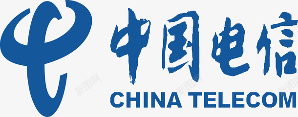 信息删除中国电信logo矢量图图标图标