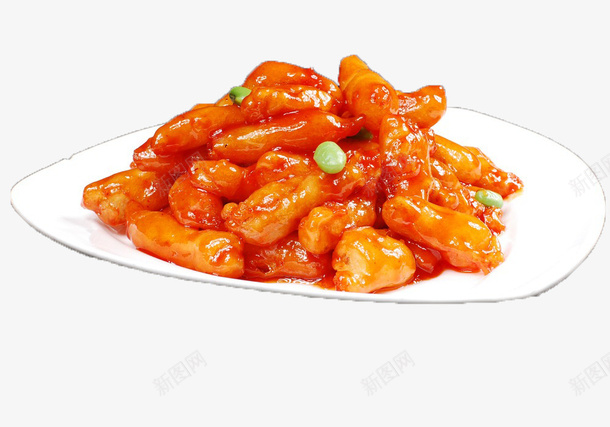 糖醋里脊中餐png免抠素材_88icon https://88icon.com 中餐 干炸里脊 炒菜 糖醋里脊 菜