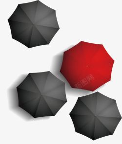 雨伞黑色商务雨伞高清图片