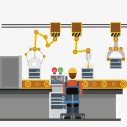 操作工厂工厂人员办公高清图片