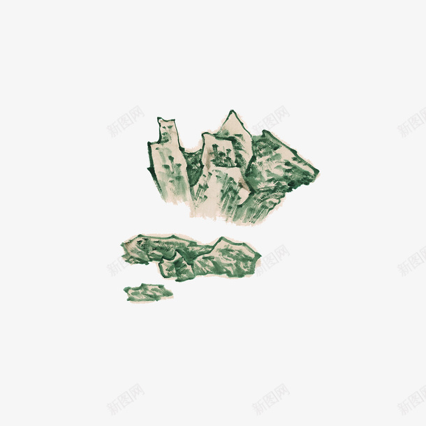 中国风水墨画石头png免抠素材_88icon https://88icon.com 中国风 国画 国画山水 国画石头 水墨画 水墨石头 田园水画 石头
