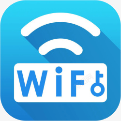 logo蓝手机WiFi万能密码工具app图标高清图片