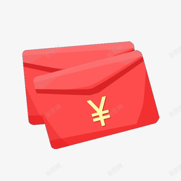 两封大红包png免抠素材_88icon https://88icon.com bag red 两封 利是 新年 红包 过节