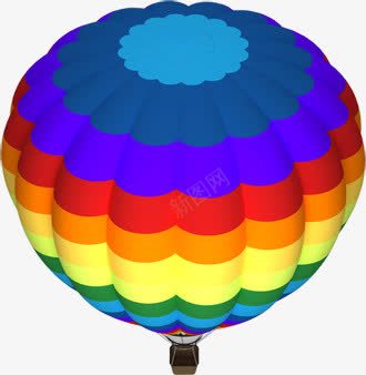 俯视彩色条纹热气球png免抠素材_88icon https://88icon.com 俯视 彩色 条纹 热气球