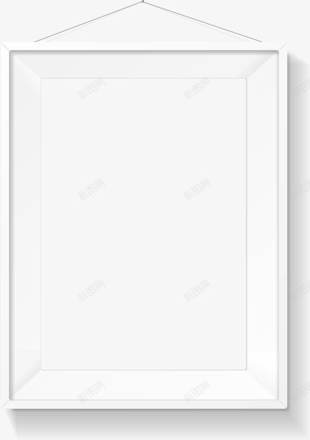 白色简约画框png免抠素材_88icon https://88icon.com 图案 框架 清新 画册 画框 白色 简约 装饰图案