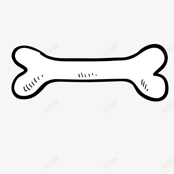 卡通骨头矢量图ai免抠素材_88icon https://88icon.com 卡通 宠物狗 小狗 手绘 玩具 骨头 矢量图