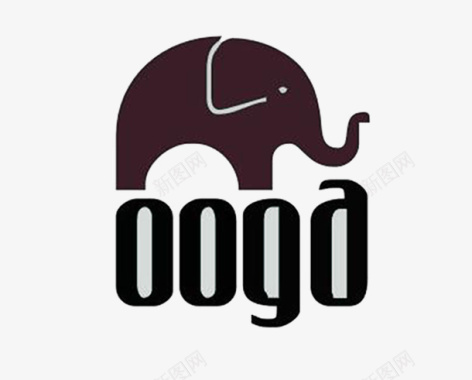 大象的医生大象头衣服logo装饰图标图标