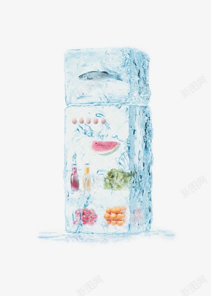 创意冰块中的水果png免抠素材_88icon https://88icon.com 冰 冰箱 创意冰块中的水果 夏季 夏日元素
