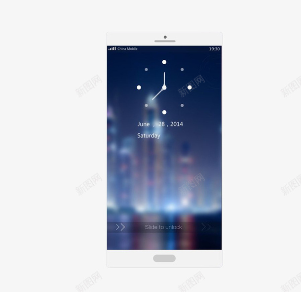 城市夜景解锁界面png免抠素材_88icon https://88icon.com 夜景 手机壁纸 滑动解锁 简约风格 装饰 解锁界面