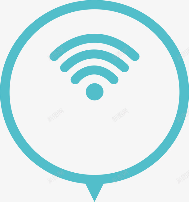 精美wifi无线网矢量图ai免抠素材_88icon https://88icon.com 信号 卡通 无线 无线网设计 精美 网卡设计 矢量图