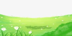 春游季首页绿色春天小清新草坪高清图片