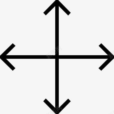 光标方向十字路口图标图标
