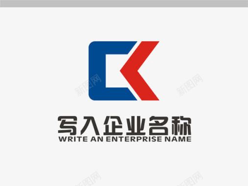 手绘摩托车图C字母LOGO图标图标