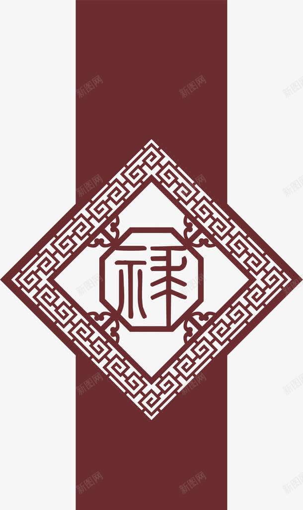 花墙png免抠素材_88icon https://88icon.com 剪纸 喜庆 图案 墙贴 福寿禄 花墙 花框