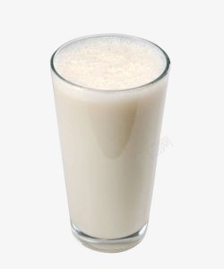 白色蛋白一杯豆浆特写高清图片