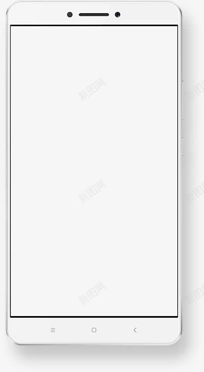 手机白色屏幕模板png免抠素材_88icon https://88icon.com 屏幕 手机 手机屏幕展示图 模板 白色