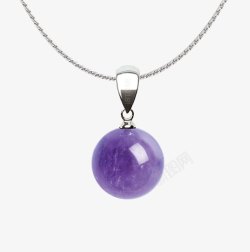 水晶实物石头记紫水晶吊坠高清图片