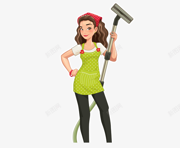 做家务的女人插画png免抠素材_88icon https://88icon.com 做家务 卡通 吸尘 围裙 妈妈 家庭主妇 打扫卫生 插画