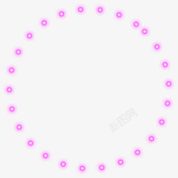 紫色圆圈紫色发光圆圈高清图片