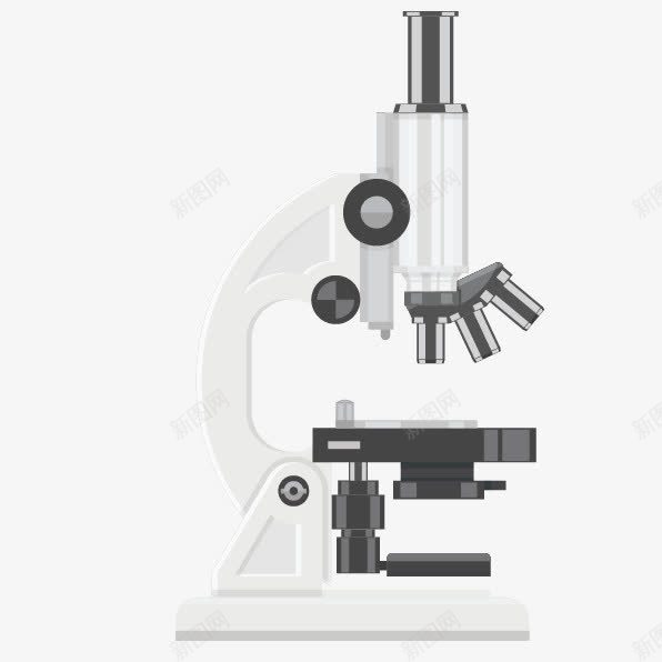 显微镜矢量图ai免抠素材_88icon https://88icon.com 化学研究 医学研究 器械 实验器材 生物研究 矢量图