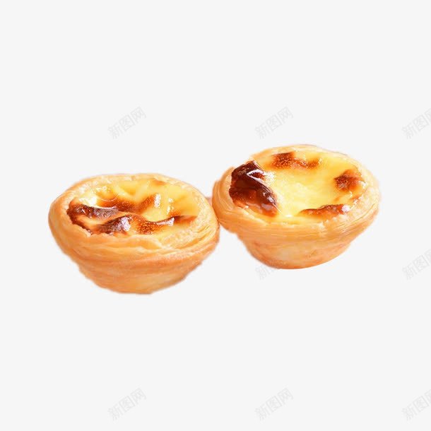两只蛋挞png免抠素材_88icon https://88icon.com 下午茶 产品实物 烘焙 美味 蛋挞