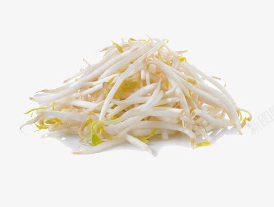 绿豆芽png免抠素材_88icon https://88icon.com 发芽 新鲜 根茎