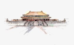 故宫png素材中国古建筑高清图片