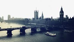 城市鸟瞰英国伦敦意境高清图片