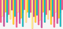 彩色流淌液体花纹矢量图素材