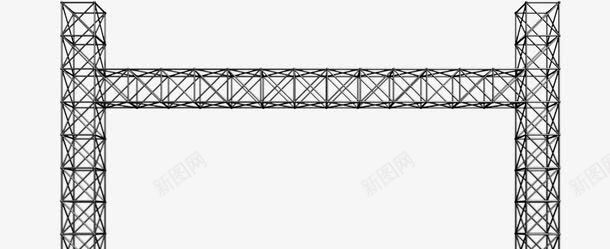 金属铁架子png免抠素材_88icon https://88icon.com 实物 舞台铁架 金属 钢铁 铁架子