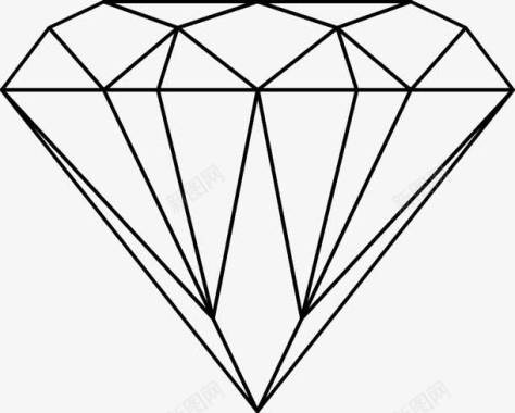 钻石装饰元素矢量图图标图标