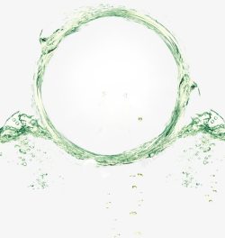 绿色水环水圈素材