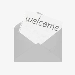 卡通复古信封素材