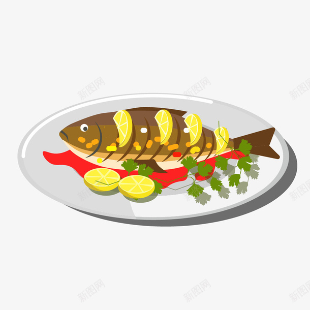 卡通简约美食鱼装饰广告png免抠素材_88icon https://88icon.com 卡通美食封面设计 卡通面包甜点 家常菜 广告设计 海报设计 美食 美食海报设计 西式快餐