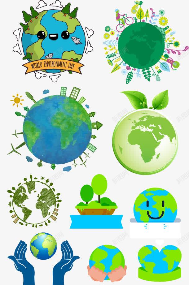 绿色生态地球png免抠素材_88icon https://88icon.com 地球 地球日 地球树木 建筑 手捧地球 植物 热气球 爱心 爱护地球 环保 生态 生态园 绿色