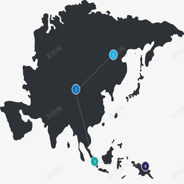 亚洲地图png免抠素材_88icon https://88icon.com PPT 亚洲地图 几何拼接 分类标签 商业 培训 演讲 目录 矢量拼接地图 结构组合
