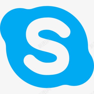 一对一视频社交Skype图标图标