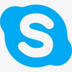 社交网络链接Skype图标高清图片