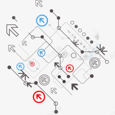 科技线路板科技元素图标图标