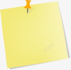 黄色的便签纸便利贴便签纸高清图片