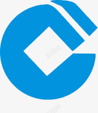 高端大气纹理建设银行logo图标图标